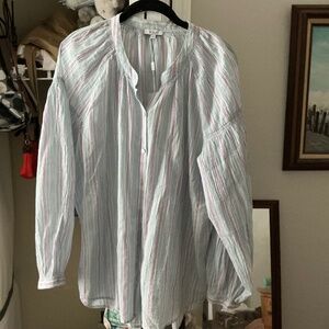 Rails Kenlie Boho Peasant Blouse Shirt Poet Style NEW XL